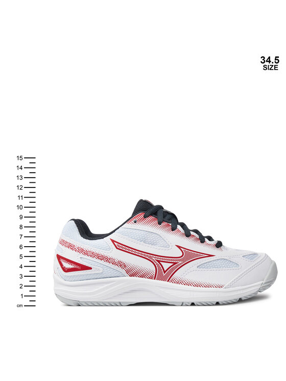 Mizuno Mizuno Взуття у спортзал Stealth Star 2 Jr X1GC2307 Білий