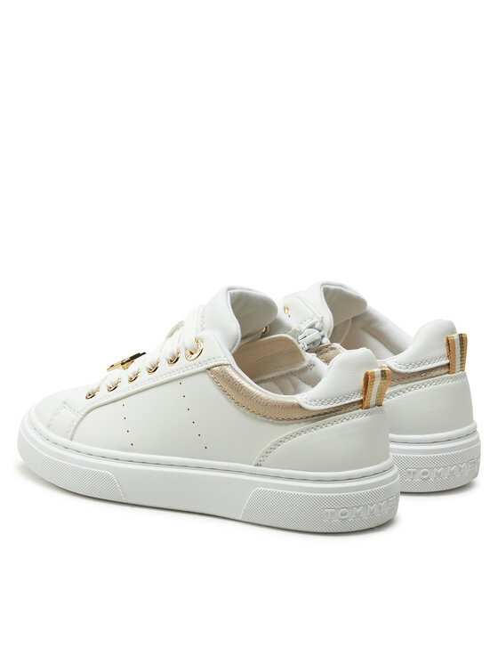 Tommy Hilfiger Tommy Hilfiger Tenisice Low Cut Lace-Up Sneaker T3A9-33743-1355 M Bijela