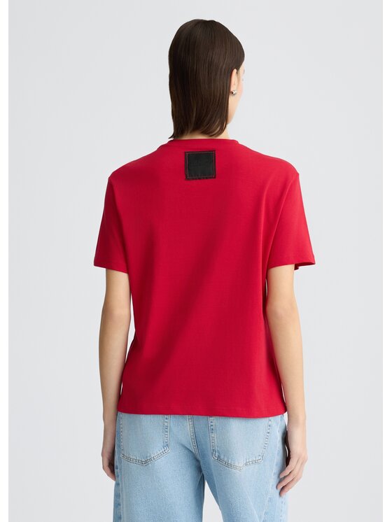 Liu Jo Liu Jo T-Shirt CA5392J6308X0644 Czerwony Regular Fit