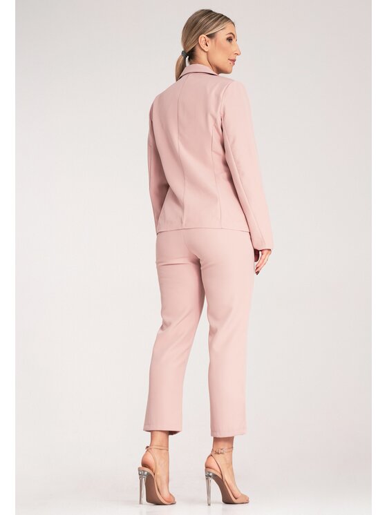 FIGL FIGL Completo blazer e pantaloni di tessuto M1148 Rosa Regular Fit