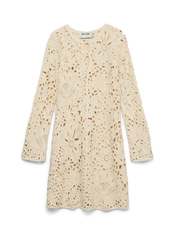 Vero Moda Vero Moda Коктейльна сукня Awalison 10342832 Бежевий Regular Fit