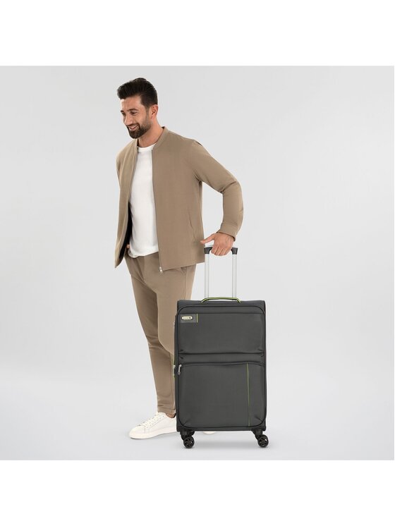 D&N D&N Walizka średnia 6697 Szary