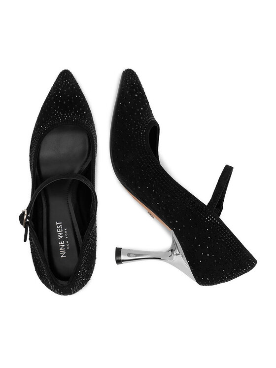 Nine West Nine West Pantofi cu toc subțire CEO-LP90858-296 Negru
