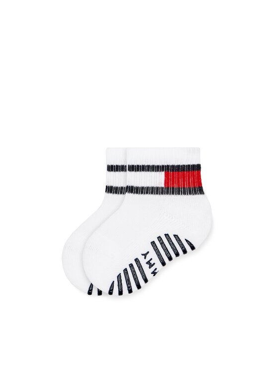 Tommy Hilfiger Tommy Hilfiger Set od 2 para dječjih visokih čarapa 701226500 Bijela