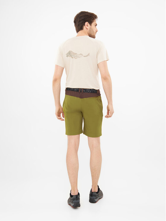 Viking Viking Szorty Spodenki Sequoia Bamboo Man Zielony Regular Fit