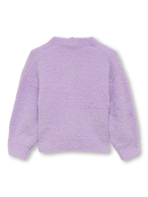 Kids ONLY Kids ONLY Kardigan 15306473 Fioletowy Regular Fit