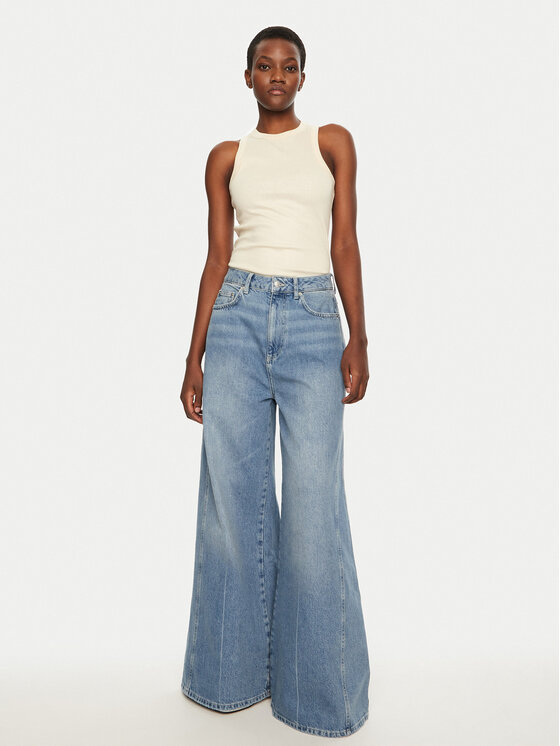 Herskind Herskind Džinsai Katja 5425206 Mėlyna Wide Leg