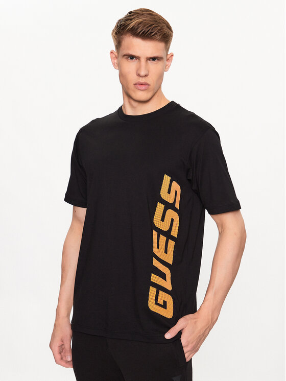 Guess T-krekls France Z3YI10 I3Z14 Melns Regular Fit