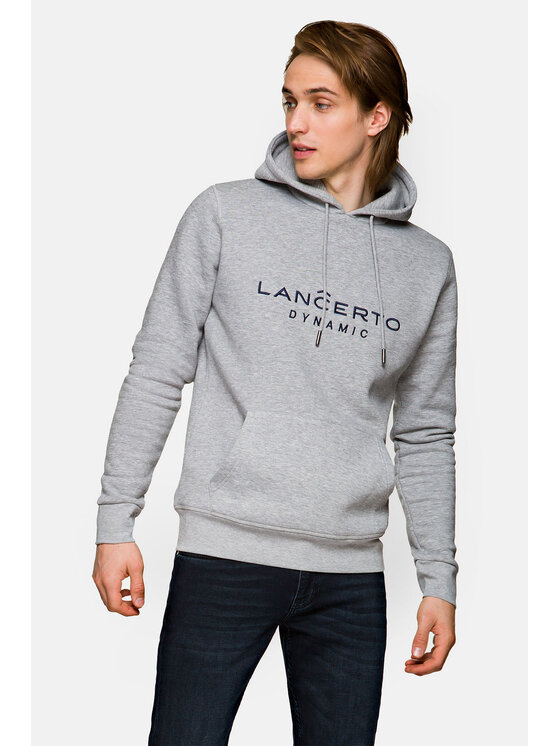 Lancerto Lancerto Bluza Avery Szary Regular Fit