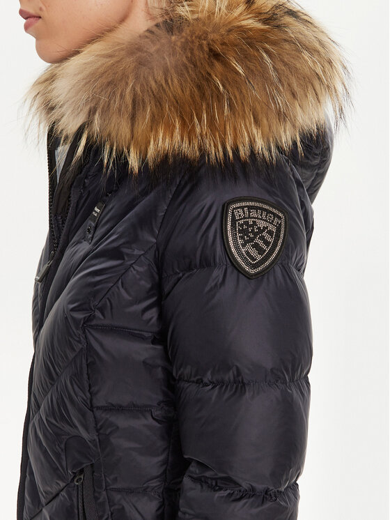 Blauer Blauer Pūkinė striukė 24WBLDK03052 Tamsiai mėlyna Regular Fit