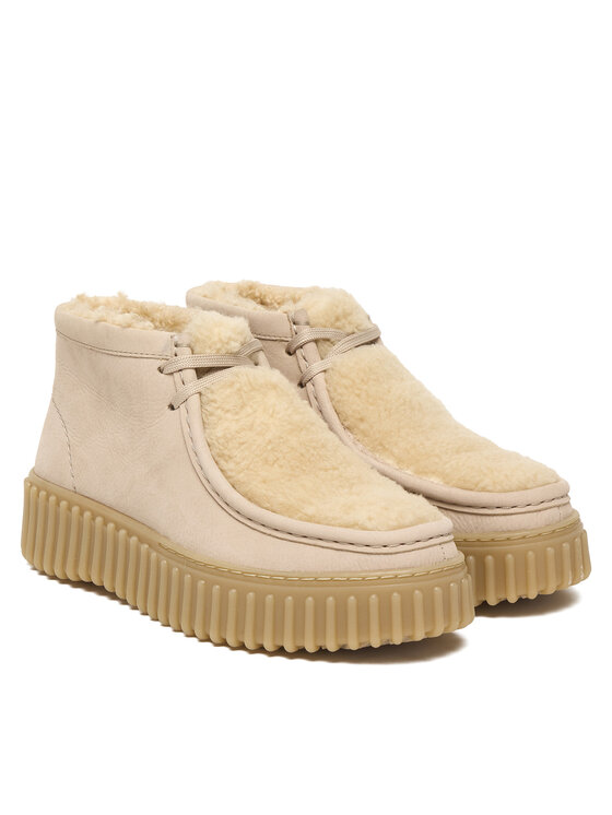 Clarks Clarks Trzewiki Torhill Moss 26182914 Beżowy