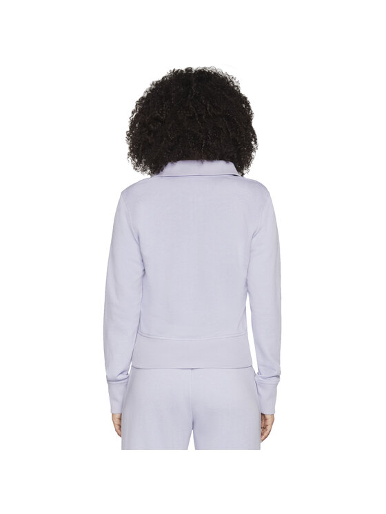 Skechers Skechers Felpa Skechers The Hoodless Hoodie Diamond Jacket Viola Regular Fit