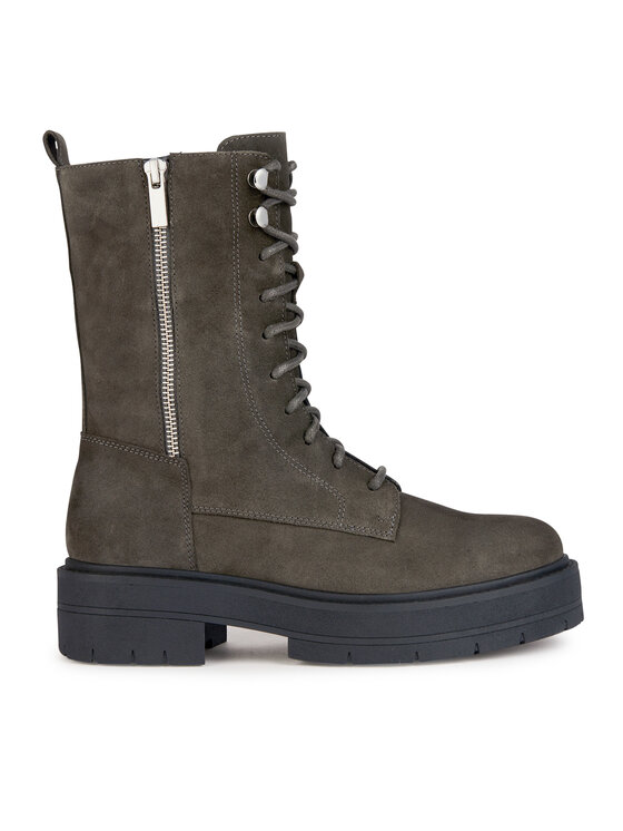 Geox Geox Īsie zābaki D Spherica Ec7 D36VDJ 00022 C9002 Pelēks