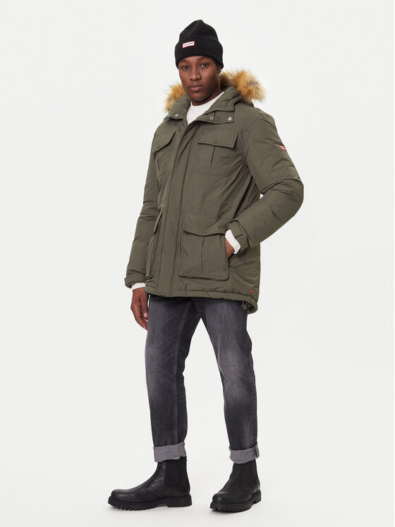 Hunter Hunter Parka Angus HARM0018252 Zielony Regular Fit