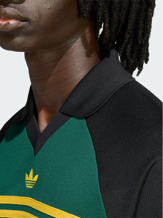 adidas adidas Polo 159288 Zielony ciemny Regular Fit