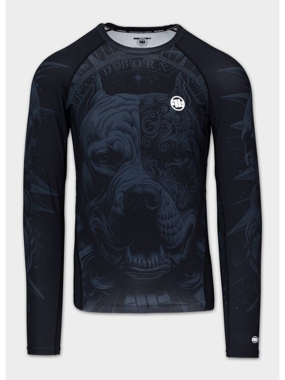 PITBULL PITBULL Koszulka techniczna PITBULL WORLD Czarny Regular Fit