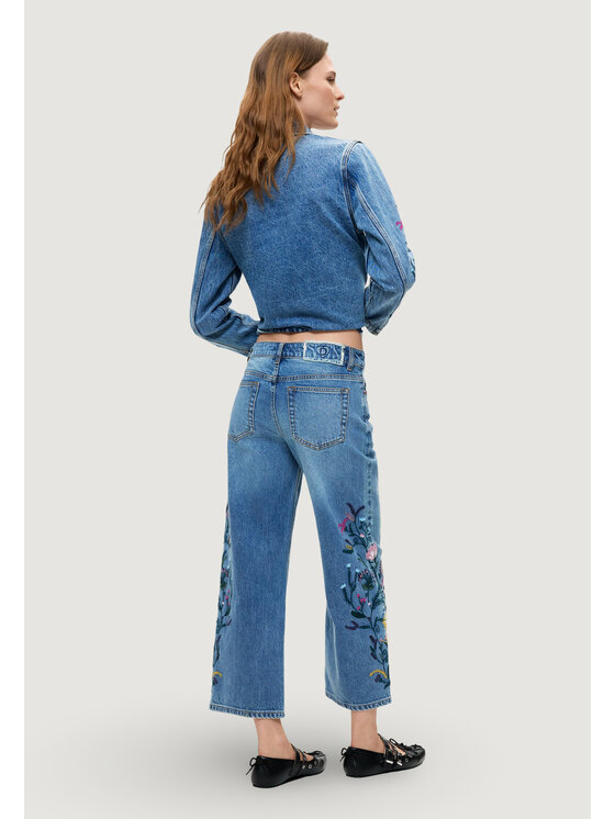Desigual Desigual Jeansy DENIM_BRIDGE Niebieski Casual Fit