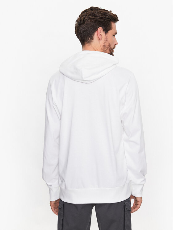 adidas adidas Bluză Essentials Logo IJ8573 Alb Regular Fit