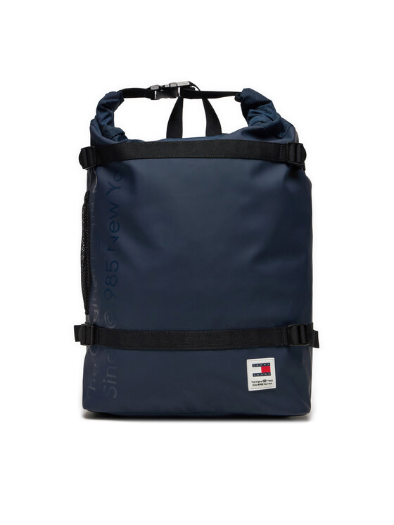 Tommy Jeans Rucsac Tjm Daily + Rolltop Backpack AM0AM12120 Bleumarin