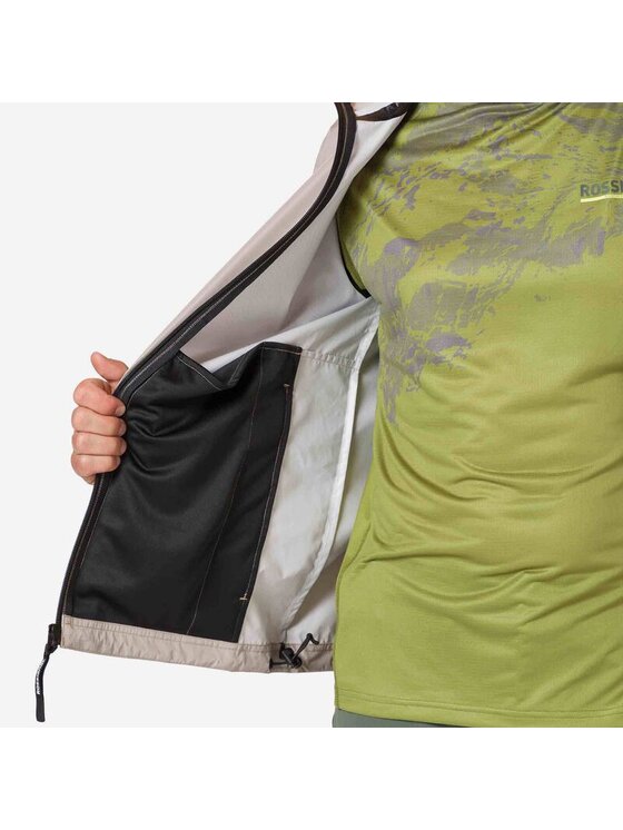 Rossignol Rossignol Kurtka przeciwdeszczowa Skpr Active Jkt Beżowy Regular Fit