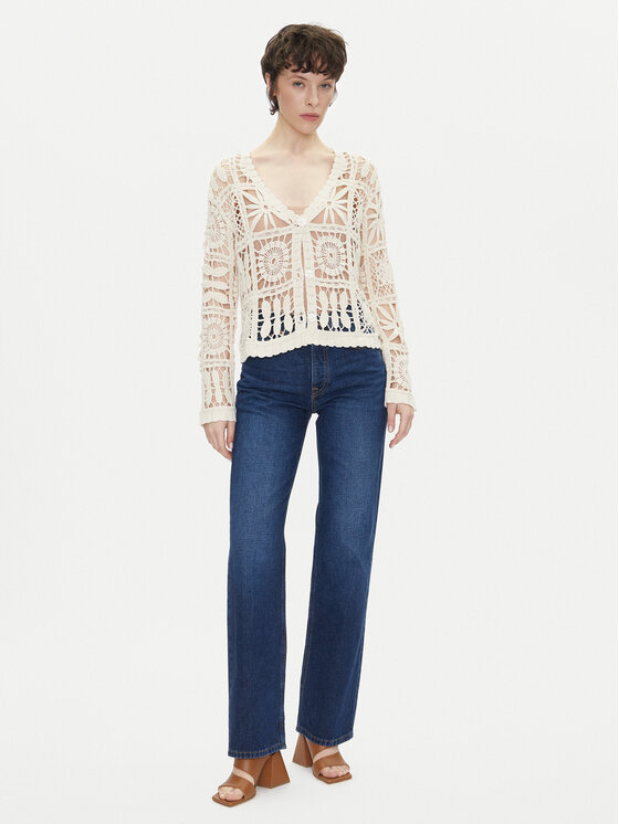 Pepe Jeans Pepe Jeans Blugi Robyn PL204901 Albastru Straight Fit