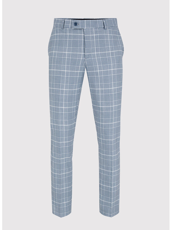 Pako Lorente Pako Lorente Spodnie garniturowe P23SF-6G-026 Niebieski Slim Fit