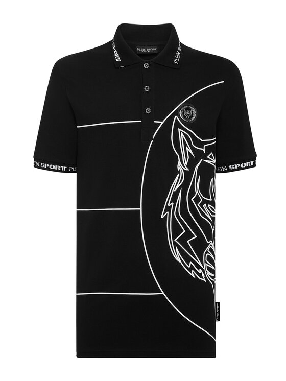 Plein Sport Plein Sport Polo 569 Czarny Slim Fit