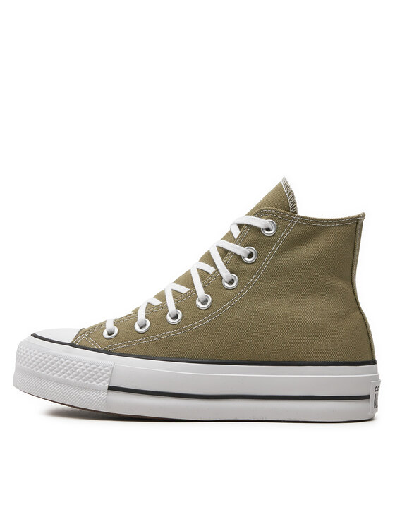 Converse Converse Modne superge Chuck Taylor All Star Lift Hi A07571C Khaki