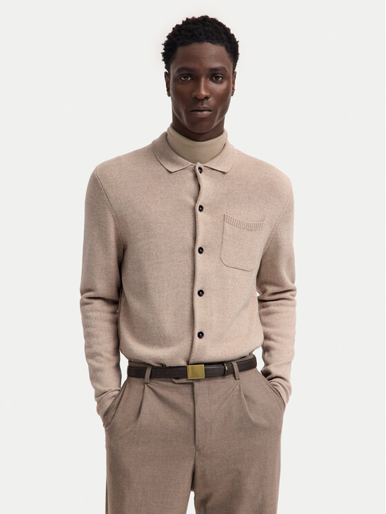 Bugatti Bugatti Cardigan 7600-25543F Beige Regular Fit