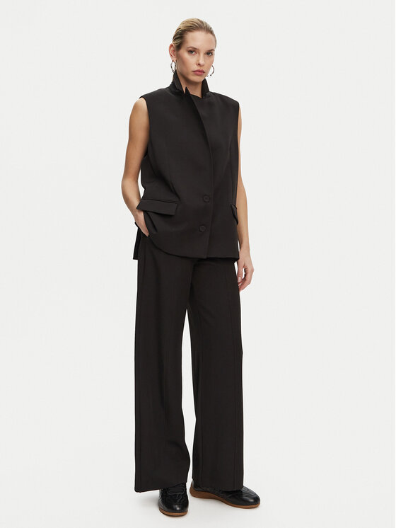 Patrizia Pepe Patrizia Pepe Vestă elegantă 8S0512/A375-K103 Negru Regular Fit
