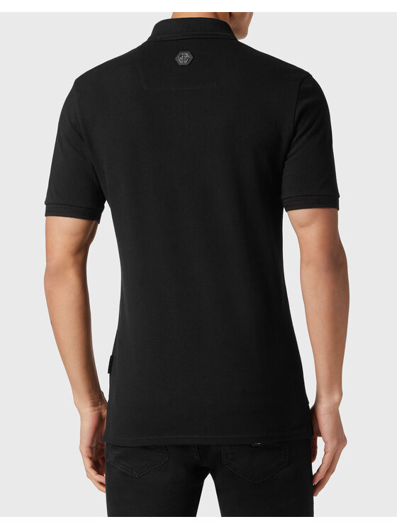 PHILIPP PLEIN PHILIPP PLEIN Polo 643 Czarny Slim Fit