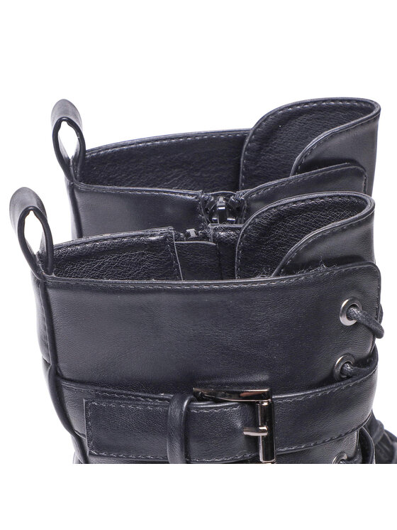 DeeZee DeeZee Schnürstiefeletten WS5656-01 Schwarz