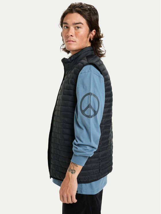 Quiksilver Quiksilver Bodywarmer Scaly Sleeveless EQYJK04191 Schwarz Regular Fit