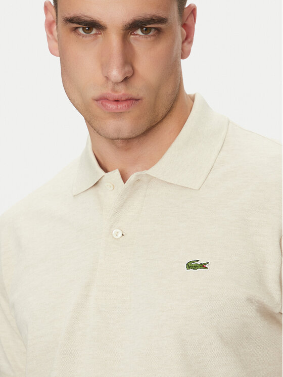 Lacoste Lacoste Polo L1264 Beige Classic Fit