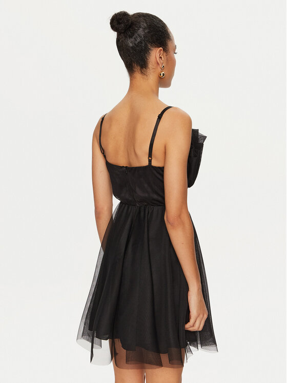 Rinascimento Rinascimento Kokteilinė suknelė CFC0121817003 Juoda Regular Fit