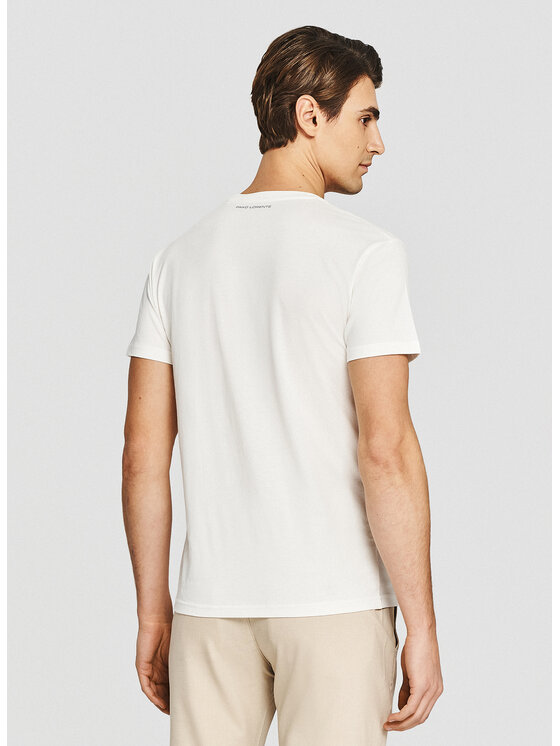 Pako Lorente Pako Lorente T-Shirt P26SF-TT-004 Biały Regular Fit