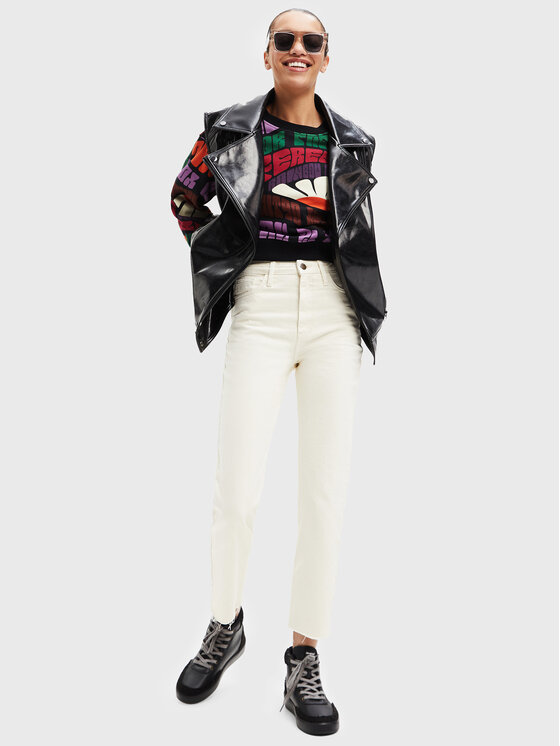 Desigual Desigual Елек Tulsa 22WWEWAK Черен Oversize