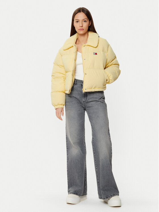 Tommy Jeans Tommy Jeans Pūkinė striukė DW0DW20390 Smėlio Regular Fit