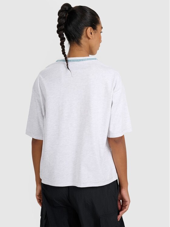 4F 4F T-shirt 4FRSS25TTSHF2979-26M Grigio Oversize
