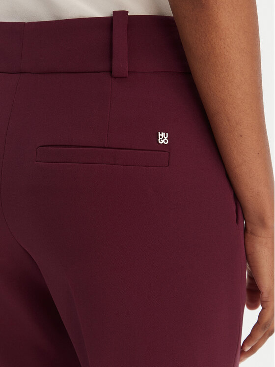 HUGO HUGO Hlače Hedima-1 50544742 Ljubičasta Slim Fit