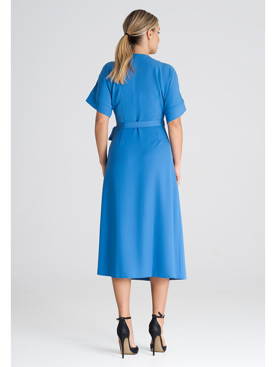 FIGL FIGLFIGL Vestito M959 Blu Regular Fit