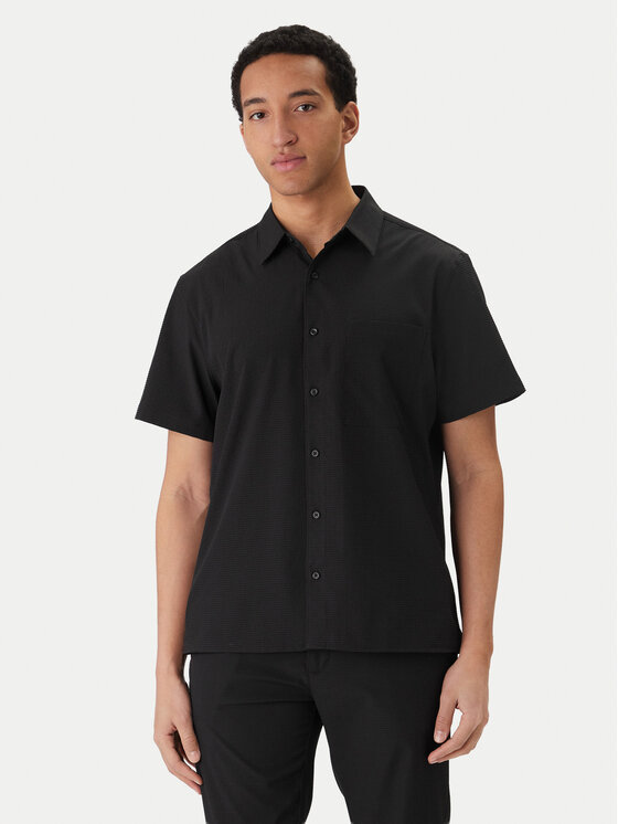 Calvin Klein Cămașă LV04LF109G Negru Classic Fit