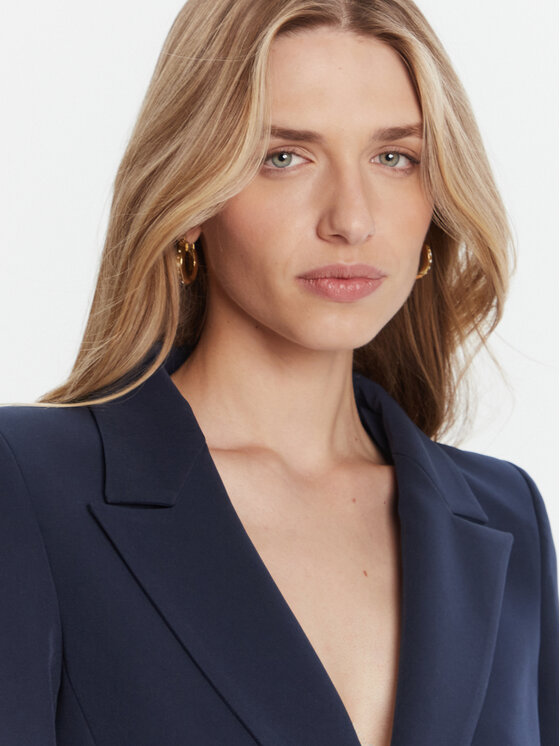 Rinascimento Rinascimento Švarkas CFC0126221003 Tamsiai mėlyna Slim Fit