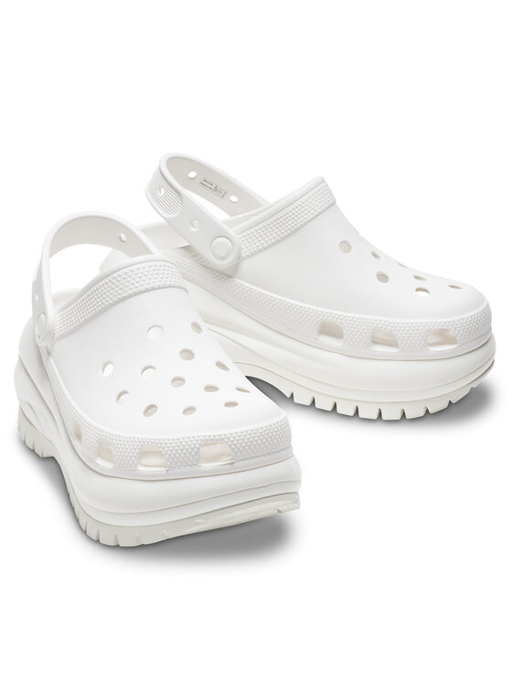 Crocs Crocs Şlapi Mega Crush Clog 207988 Alb