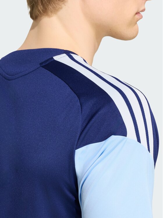 adidas adidas Koszulka techniczna 171207 Niebieski jasny Slim Fit