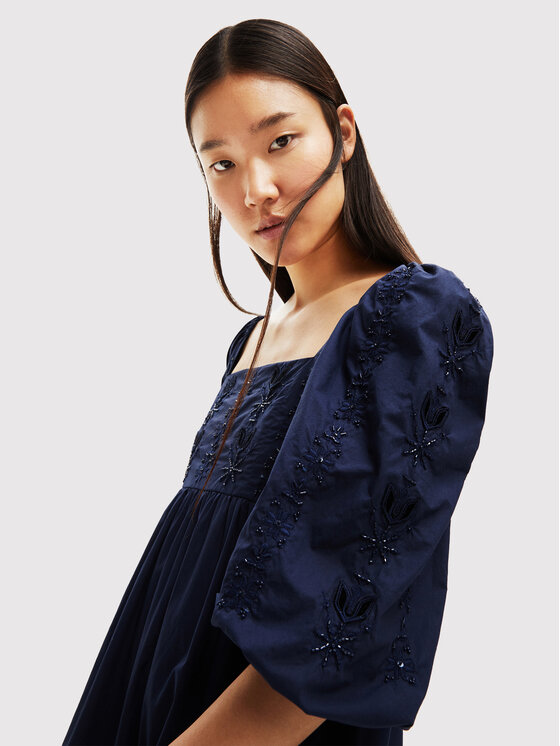 Desigual Desigual Повсякденна сукня Kalma 22WWVW56 Cиній Regular Fit