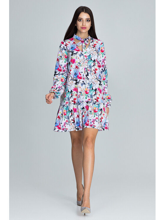 FIGL FIGLFIGL Vestito M599 Multicolore Regular Fit