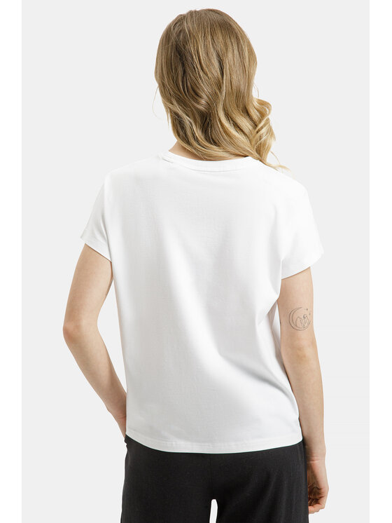 Cross Jeans Cross Jeans T-Shirt 56249-008 Biały