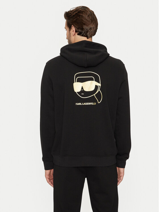 KARL LAGERFELD KARL LAGERFELD Džemperis 705460 551900 Juoda Regular Fit