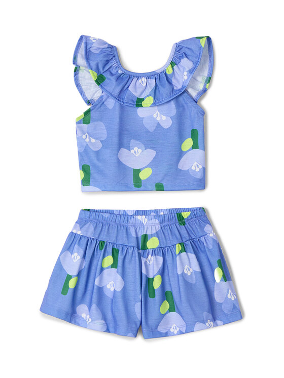 Mayoral Mayoral Set Top und Shorts 3286 Blau Regular Fit